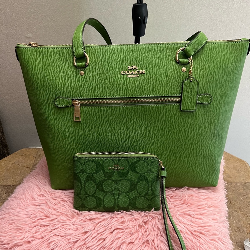 Coach bag and wallet